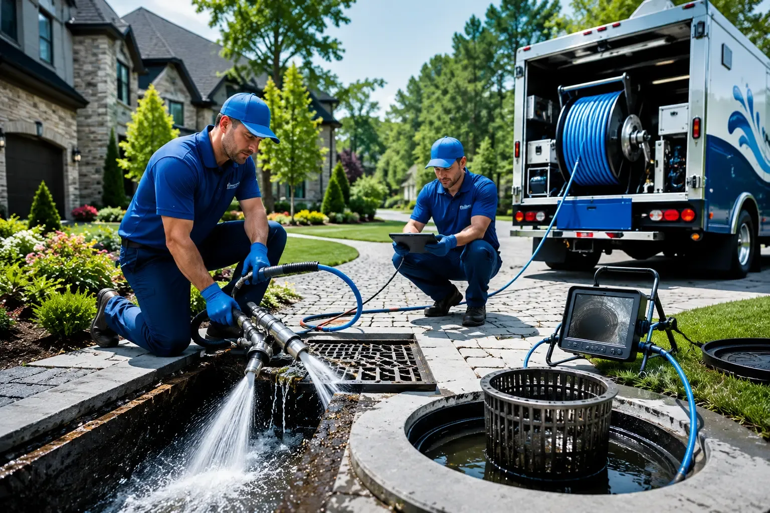 Local outdoor drain cleaning professionals in Farmersville, IL