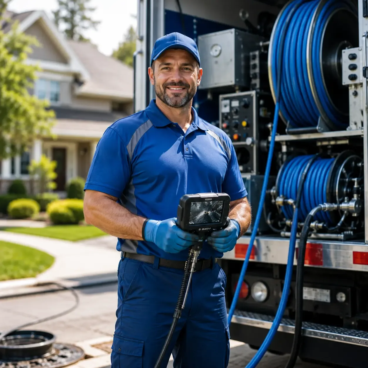 Local outdoor drain cleaning specialists in Farmersville, IL
